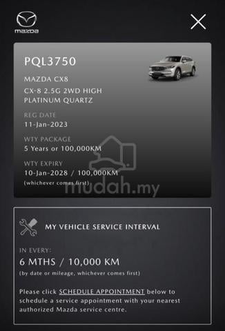 2023 MAZDA CX-8 HIGH 2.5L (a) F.S.R,UNDER WARRANTY - 4