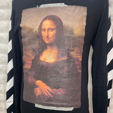 OW Mona Lisa Long Sleeve Black Tee with Diagonal - photo 4 of 6