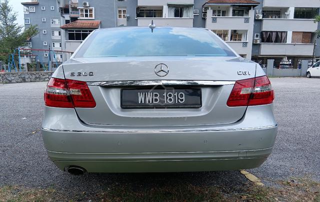 2011 Mercedes E200 CGI ELEGANCE(CKD) 1.8 (A) - 4