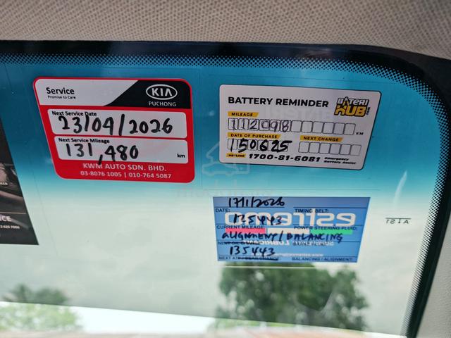 {2018} Kia CERATO 1.6 (A) F.S.RECORD SUPER TIP TOP - 5