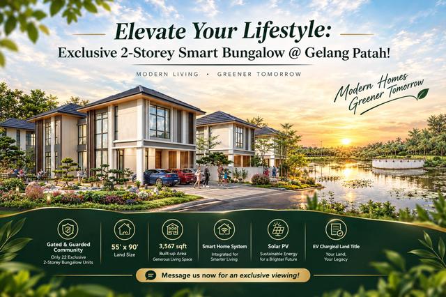 Elevate Your Lifestyle: 2-Storey Smart Bungalow @ Gelang Patah 1