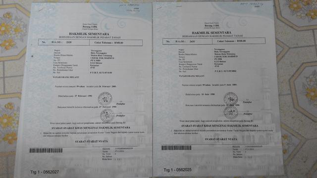 1 Ekar Tanah Di Teris Untuk Dijual 1
