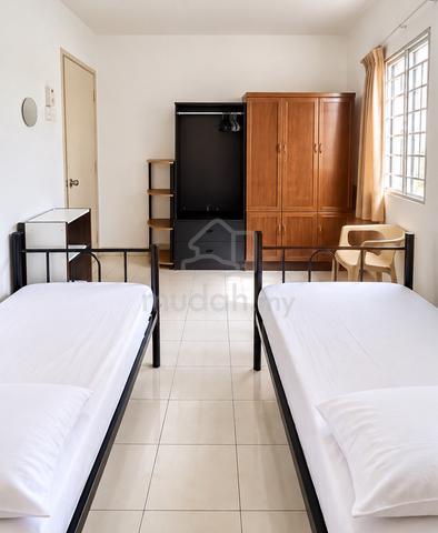 Affordable Medium Room | Fully Furnished | Near LRT Sentul 1