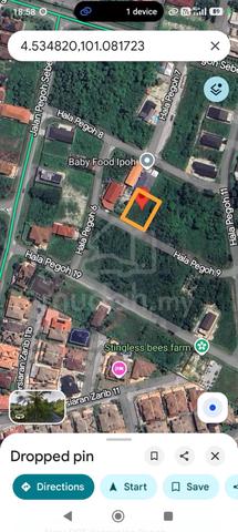 Tanah Lot Kediaman Untuk Dijual di St 18, Pengkalan Pegoh, Ipoh, Perak 1