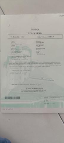 Tanah di Mukim telong 1