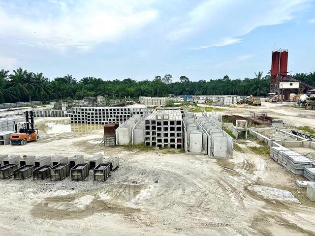 Precast Industrial Land Factory Bukit Beruntung Sg Buaya Teluk Intan 1