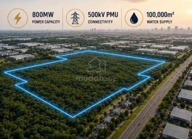 50 Acres Premium Data Center Land For Sale @ Selangor 1