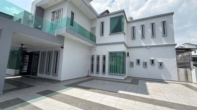 Machang Bubok 🏡 2 Storey Semi D CORNER House For Rent 半独立洋房出租｜全家私 1