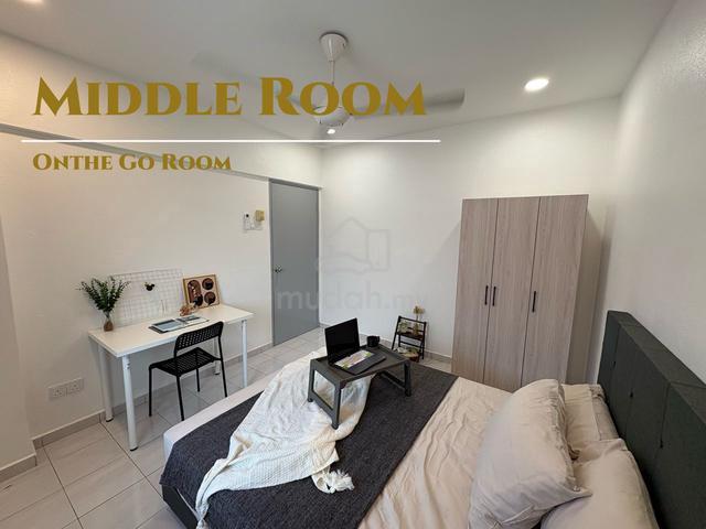 Bayan Lepas SRI AMAN Female Middle Room Full Furnished Near PISA Relau 1