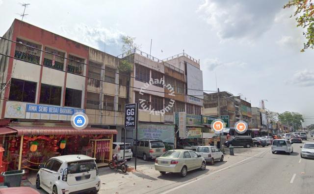 Pekan Lama Facing Road 1st +2nd +Penthouse Shoplot For Rent 1