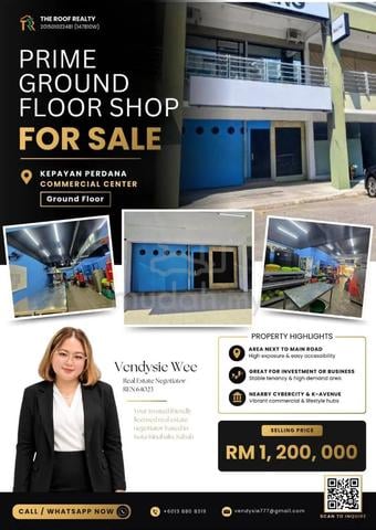 FOR SALE - Kepayan Perdana Shoplot 1