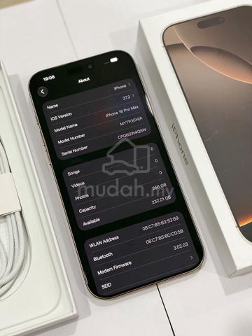 (W4Q5W) iPhone 16 Pro Max 256gb Desert | Spaylater - photo 2 of 6