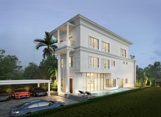 Kg Likas 3.5 Storey Bungalow House 2