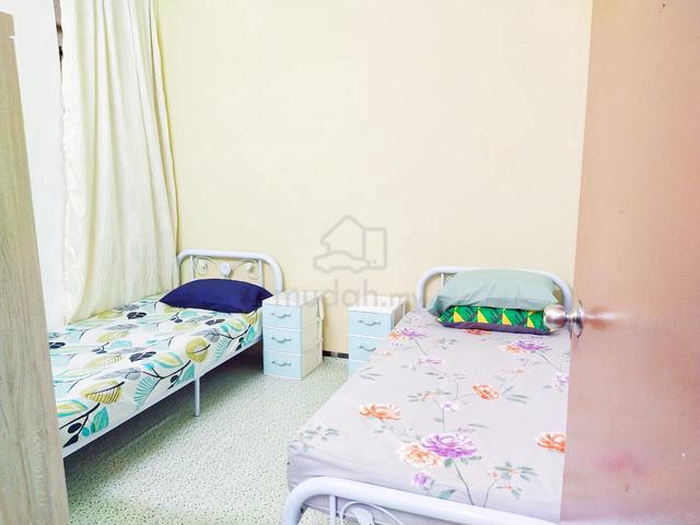 Bilik 2 Katil TERMURAH - FULLY Furnished 💥 FREE Cleaning Service ✅ 1