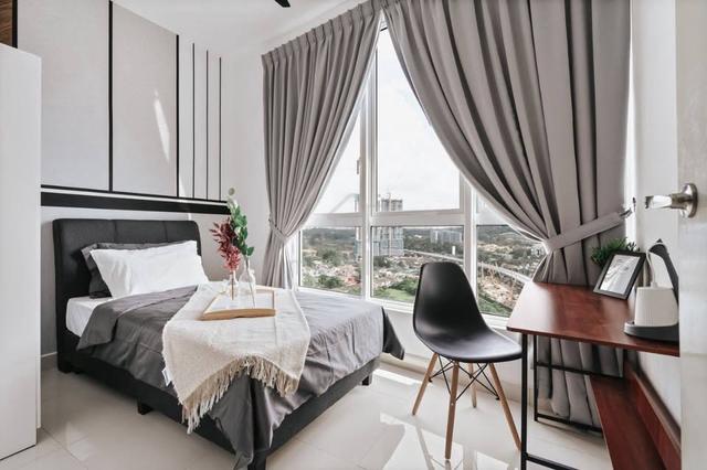 Exclusive Room For Male Fully Furnished Wifi Aircond Near MRT Sentul 1
