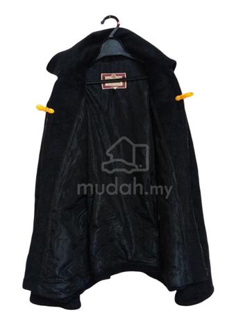 138.Alviero Martini Black Wool Winter Coat Jacket - photo 5 of 6