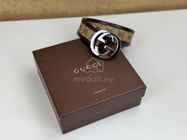 Gucci 114876 Monogram Interlocking G Belt - Watches