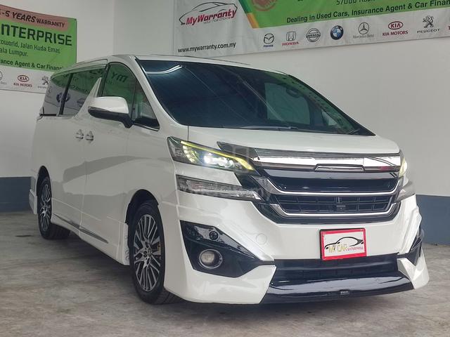 2016 Toyota Vellfire ZG 2.5 At Import Baru CBU - 1