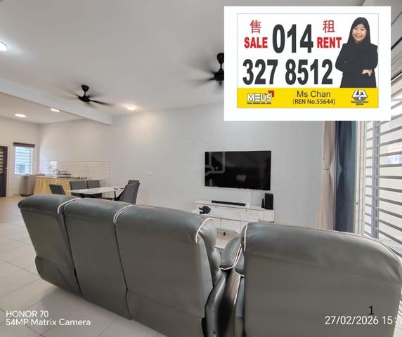 Anggun@Bandar Ainsdale Double Storey For Rent|Fully Furnished|4R3B 1