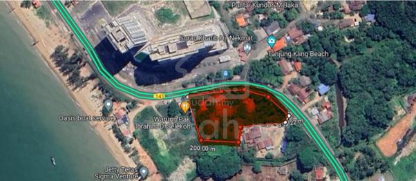 TANAH TEPi PANTAI MELAKA TANJUNG KELING 1