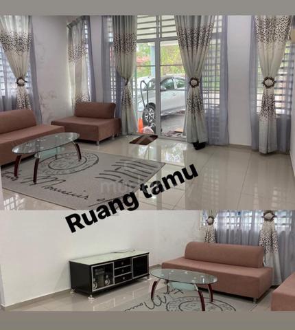 Fully Furnished Single Storey Semi D Taman Bukit Kuang Sejahtera 1