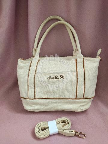 BRAND NEW Vintage Arnold Palmer Black Leather Handbag Purse Shoulder Bag  Tote | eBay