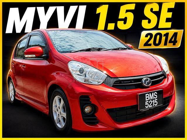 LOAN TERSEDIA! Perodua MYVI 1.5 SE 2014👑1.5 Power - 2