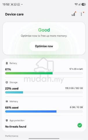 Samsung Z Fold 8 - 512 GB (used 1 month) - photo 5 of 5