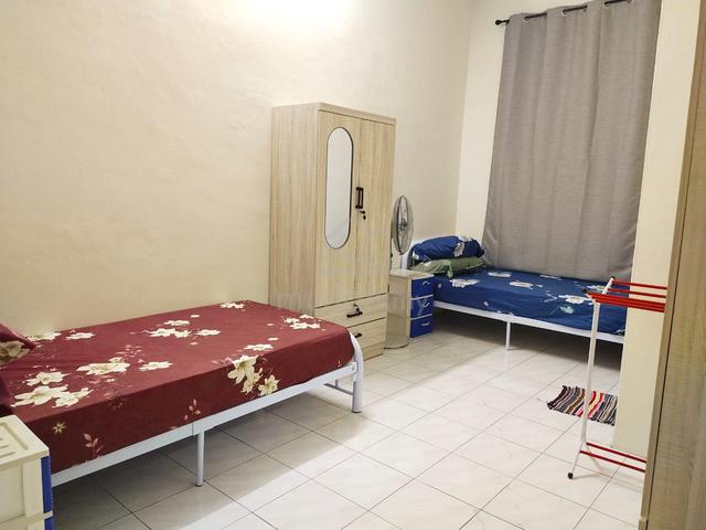 Bilik Sharing 2 Katil LUAS FULLY Furnished 🔥FREE WiFi & Cleaning ✅ 1