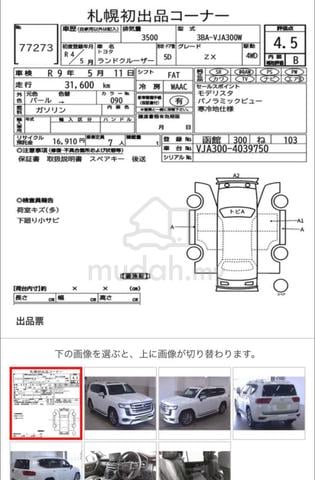 2022 Toyota LANDCRUISER 3.5 ZX (A) BLACK INTERIOR - 5