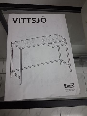 IKEA laptop / study / vanity table (Vittsjö) - photo 3 of 3