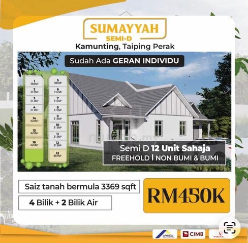 Rumah Semi-D di Kamunting 1