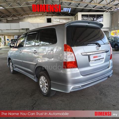Toyota INNOVA 2.0 G (A) TAHUN DIBUAT 2013 - 2