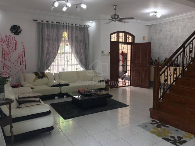 Pelangi Indah, Ulu Tiram, Double Storey Semi D, basic, gng 1