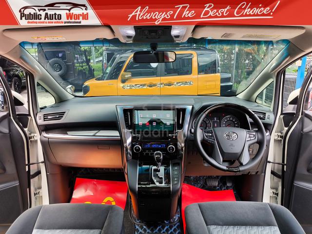 Toyota ALPHARD 2.5 S A SUNROOF ANDROID 360C Yr2016 - 5