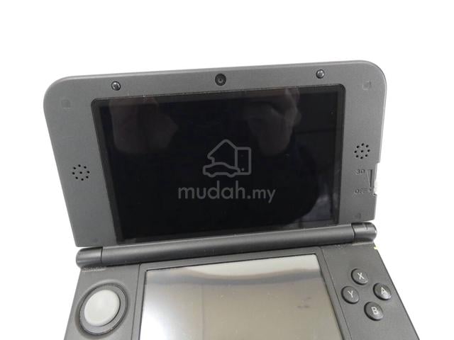 Nintendo 3DS LL Silver Black Tested Working - photo 3 of 5
