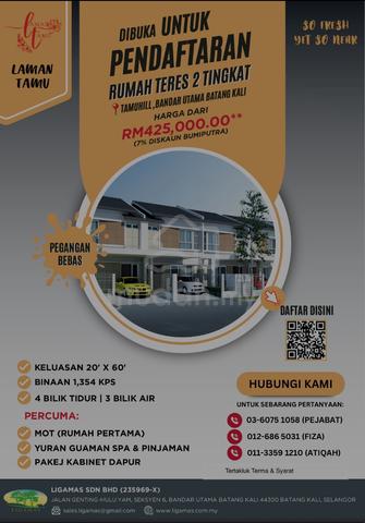 Projek Baru Rumah Teres 2 Tingkat Laman Tamu 1
