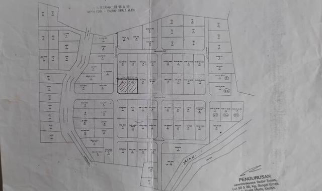 Tanah 8,874KP untuk dijual kampung sg mas kota kuala muda 1