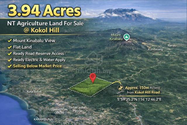 3.94 Acers Kokol Hill NT Land 1