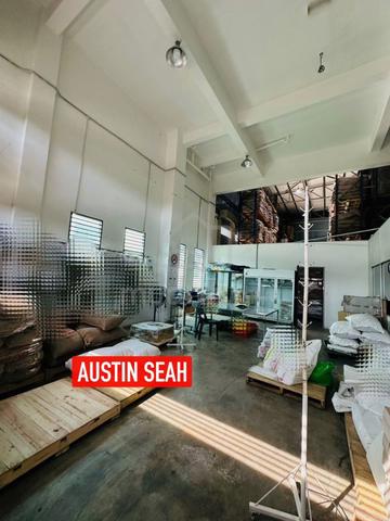 1.5 STOREY SEMI-D FACTORY For SALE @ PERMATANG TINGGI, LAND 12809 SQFT 1