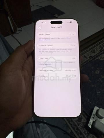 Iphone 17pro max 512gb under warranty until Mac 27 - photo 6 of 6
