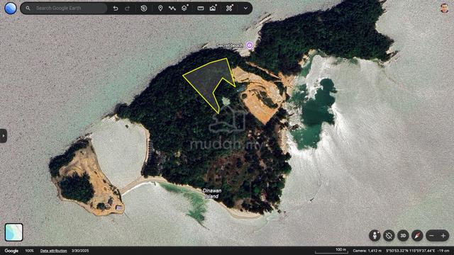 Private island land for sale – Pulau Dinawan (near Kota Kinabalu) 1