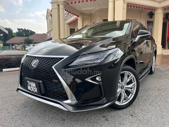 2016/20 Lexus RX200 T 2.0 F-SPORT SUV /4 YEAR WRRT - 2