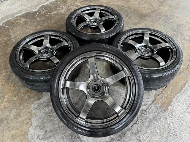 Sport rim second 18 advan TC4 WTR siap tayar civic - photo 2 of 6