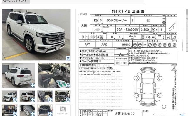 6A DIESEL 2023 Toyota LANDCRUISER 3.3 ZX MODELISTA - 2