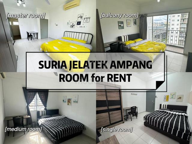 Master & Balcony Room @ Suria Jelatek Ampang Hilir Walk To LRT Jelatek 1