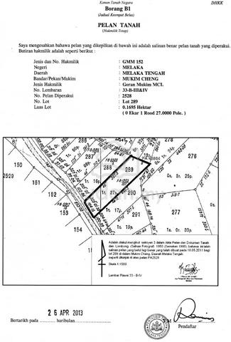 Tanah mcl freehold 1