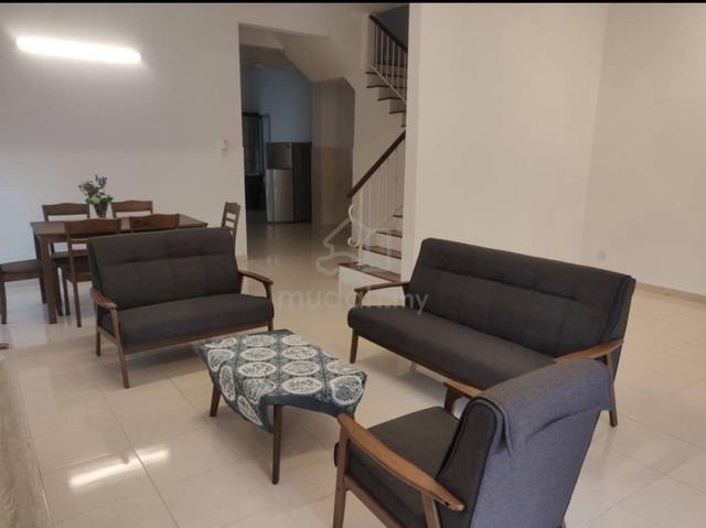 F/Furnish Double Storey Semi D Sunway Garden Villa Tambun Ipoh garden 1