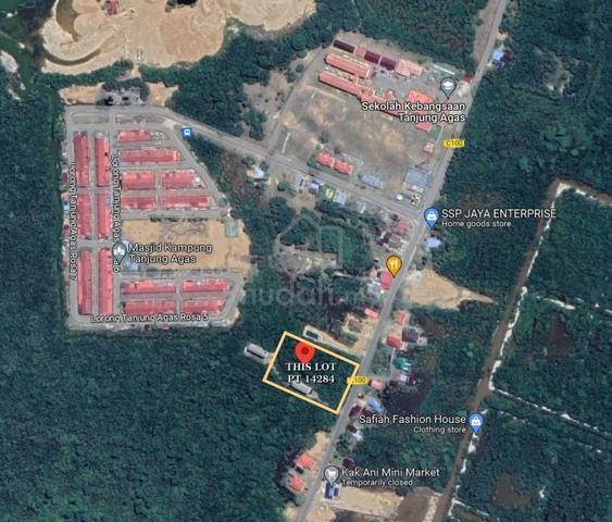Tepi Mainroad 🔥Tanah Pertanian Tanjung Agas Pekan 1.6 Ekar 1