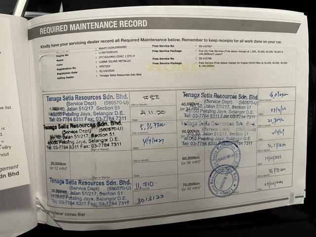 2020 Honda Civic 1.5 TC-P/ FULL SERVICE RECORD - 3